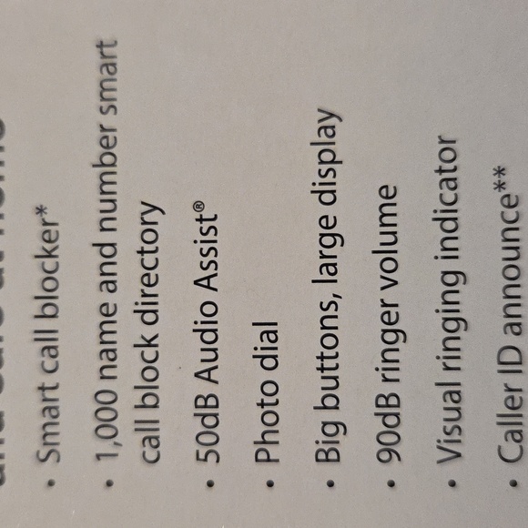 Vtech Amplified Answering System Landline Telephone Big Buttons Read Pictures - Picture 7 of 14